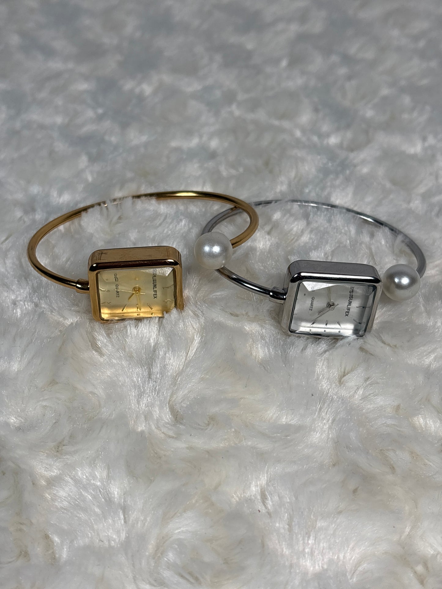 Pearl Cuff Watch