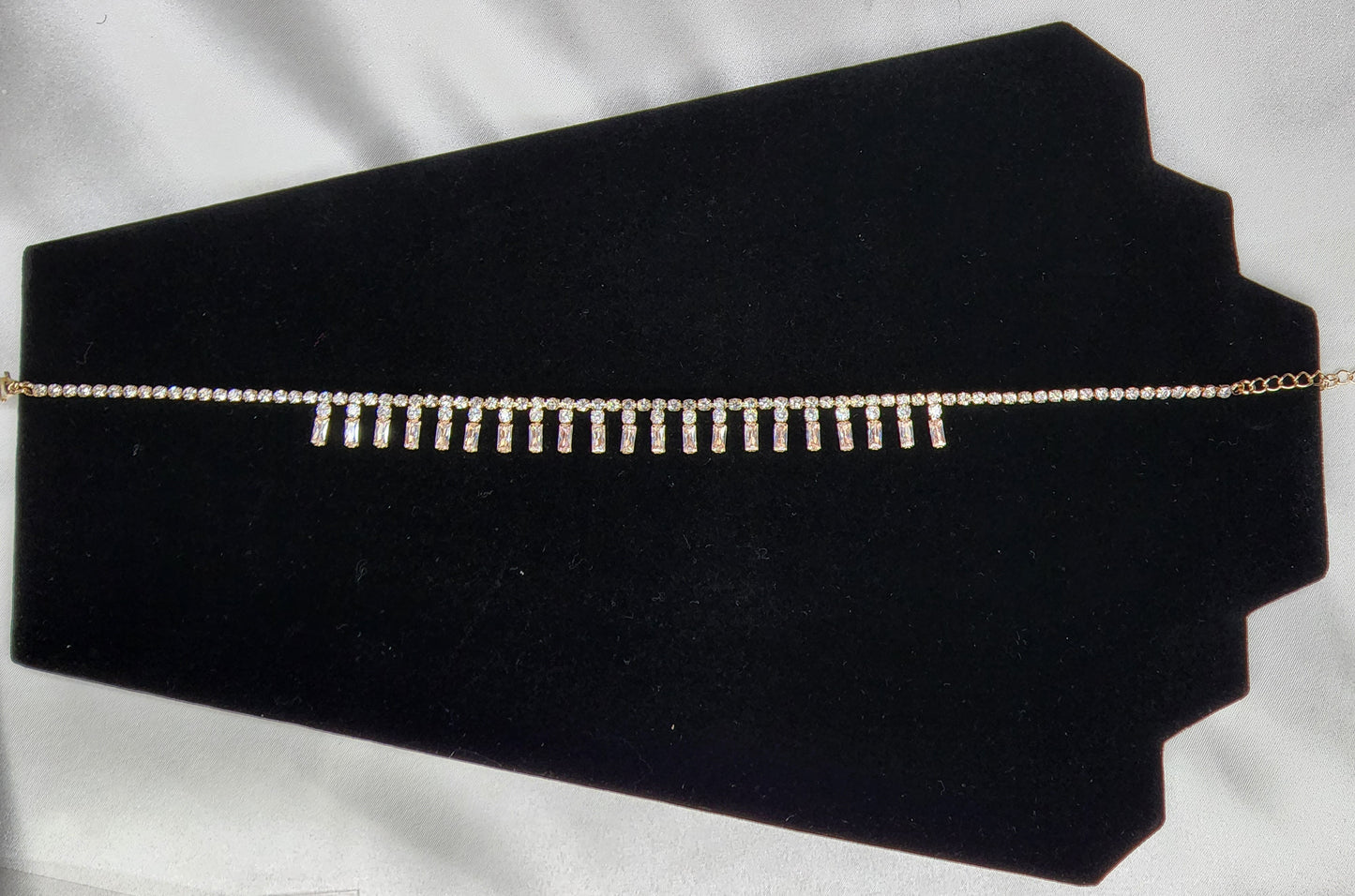Crystal Baguette Choker