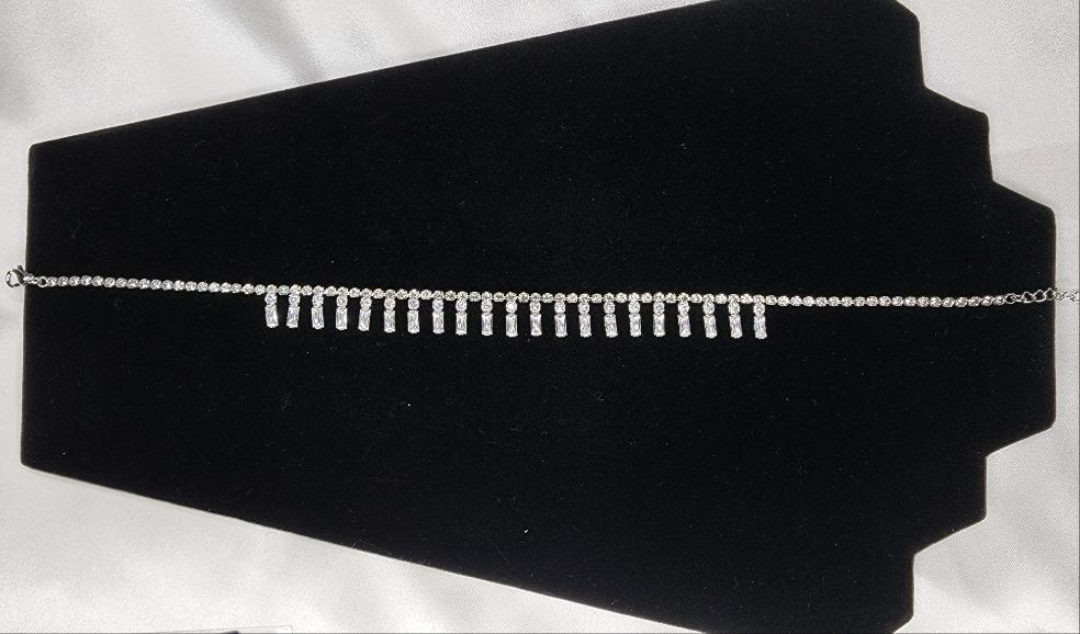 Crystal Baguette Choker