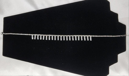 Crystal Baguette Choker