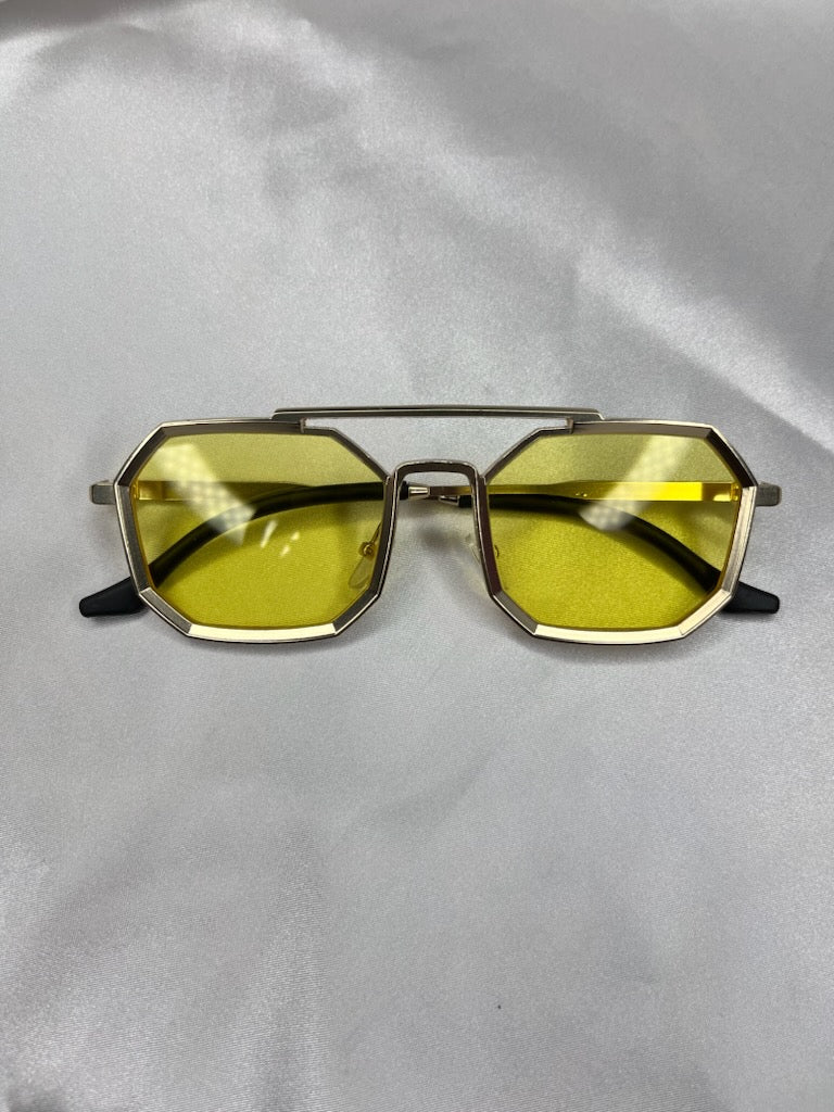 Retro Gold Sunglasses
